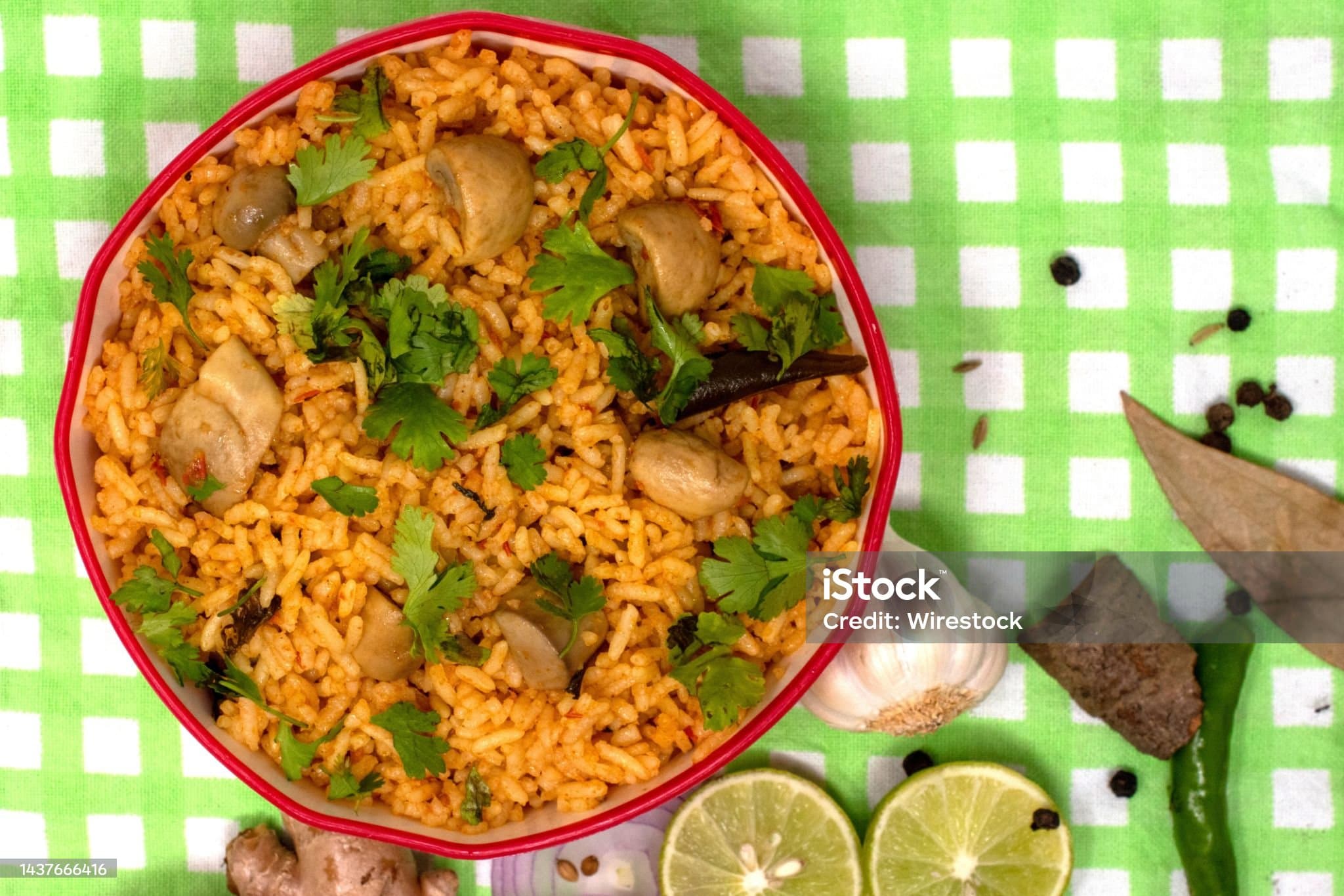 Mushroom Biryani